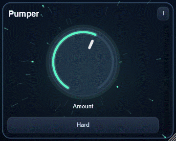Pumper interface - Quarter-note pumping duck effect for EDM-style sidechain movement.